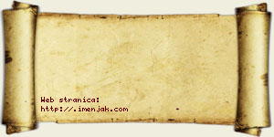 Una Čerenac vizit kartica